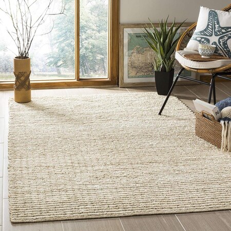 Safavieh 4 x 6 ft. Natural Fiber Rectangle Area RugIvory NF483A-4